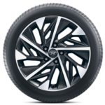 4 Jante Aliaj 19″  Type-A 7.5j x 19, ET 51 Capac Hyundai NU este Inclus Dimensiune Cauciucuri Potrivite: 235/50 R19 Compatibil TMPS