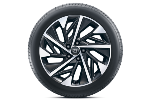 jante-tucson-18-type-a.png 4 Jante Aliaj 19″ Type-A 7.5j x 19, ET 51 Capac Hyundai NU este Inclus Dimensiune Cauciucuri Potrivite: 235/50 R19 Compatibil TMPS - imagine 1